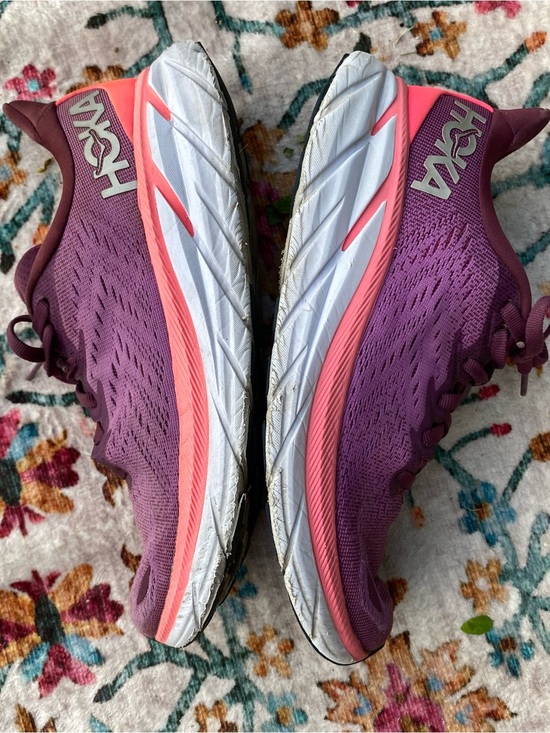 Hoka One One Shoes - HOKA Women's Running Shoe - Pink/Purple sz7